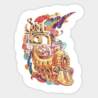 70s soul train Sticker